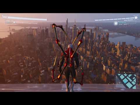 Spider-Man PS4 - Jumping Off Highest Building In Spiderman 2099 Suit (All Weathers) Freedom Tower
