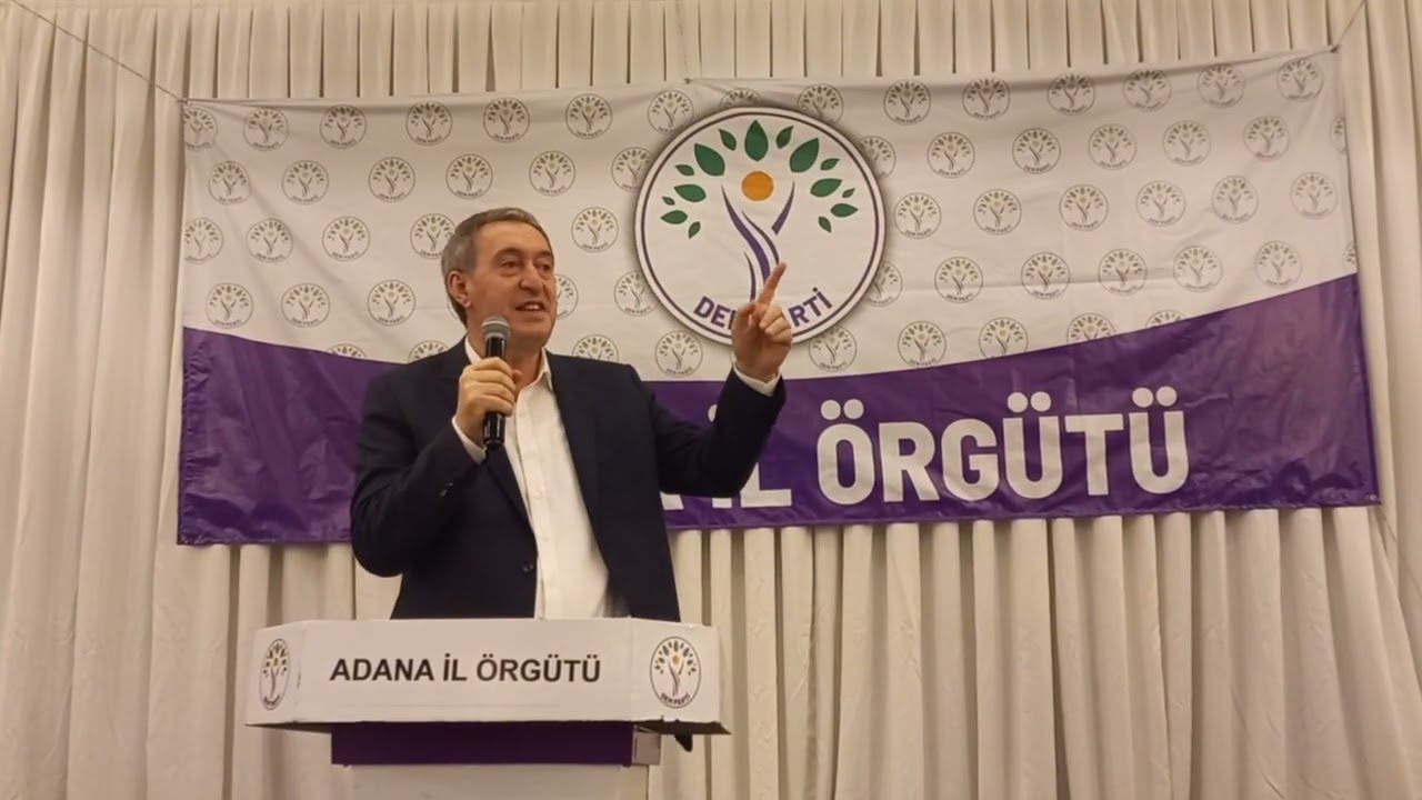 Tuncer Bakırhan, DEM Parti Adana İl Örgütü Tarafından Düzenlenen Dayanışma Yemeğinde Konuştu.