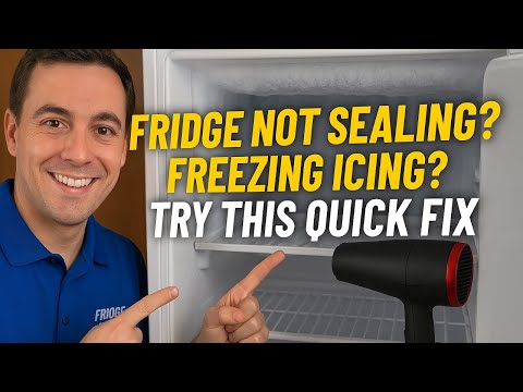 Fridge Not Sealing? Freezer Icing? Try This Quick Fix!