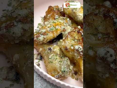 Air Fryer Garlic Parmesan Chicken Wings