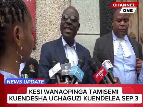 WANANCHI 3 WAPINGA TAMISEMI KUSIMAMIA UCHAGUZI SERIKALI ZA MITAA, KESI KUSIKILIZWA LEO SEPT. 3