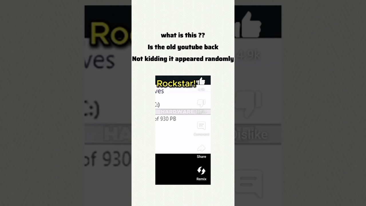 is old youtube back???