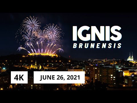 4K IGNIS BRUNENSIS 26.6.2021 | 1. ohňostroj / 1st fireworks • Brno, Špilberk Castle | OFFICIAL VIDEO