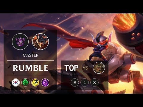 Rumble Top vs Renekton - KR Master Patch 9.6