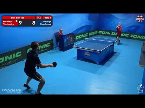 15:00 Hennadii Yurchenko 0 - 3 Liubomyr Sheshurak West 3 WIN CUP 07.10.2022 | TABLE TENNIS WINCUP