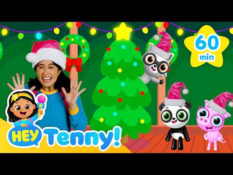 Deck the Halls + More Nursery Rhymes | Christmas Song for Kids | Kids Songs | Hey Tenny!