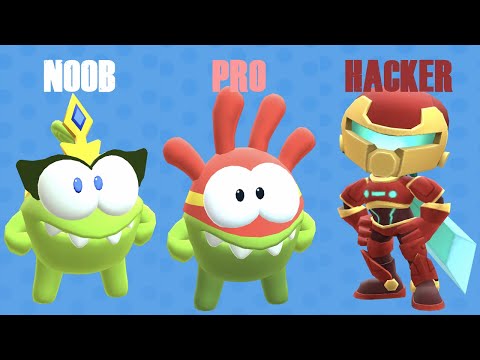 NOOB vs PRO vs HACKER - Om Nom Run Gameplay Official | Best Mobile Android iOS Games 2020