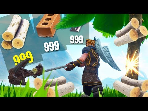 FARMARE 999 DI LEGNO IN MENO DI 100 SECONDI - Fortnite Battle Royale ITA