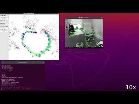 ORB SLAM 3 demo with RealSense 435 monocular camera