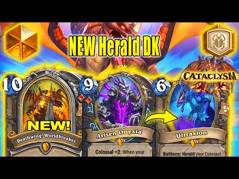 NEW Herald DK Deck Is So Crazy Awesome! Early Access Event At CATACLYSM | Hearthstone