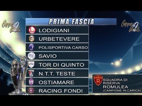 XXXV Torneo Beppe Viola, le squadre della prima fascia