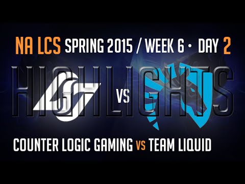 CLG vs Team Liquid Highlights - Week 6 Day 2 S5 NA LCS Spring 2015 - CLG vs TL W6D2 G4