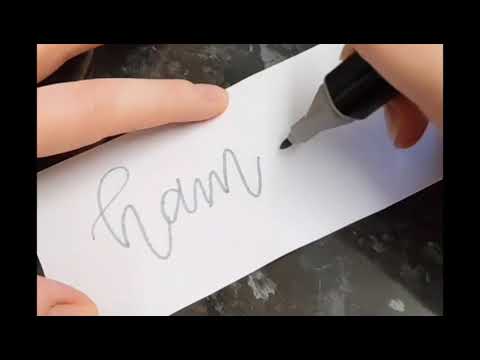 Hamida - modern calligraphy name