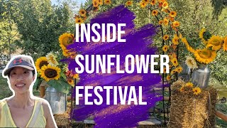 Too many Bees! Sunflower Festival |Vlog