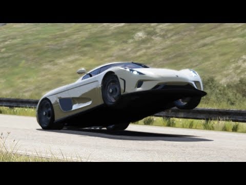 Crazy Koenigsegg Regera vs Bugatti Chiron, Funny Race!