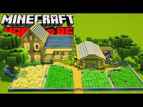 Surviving 100 Days In SUPERFLAT Minecraft