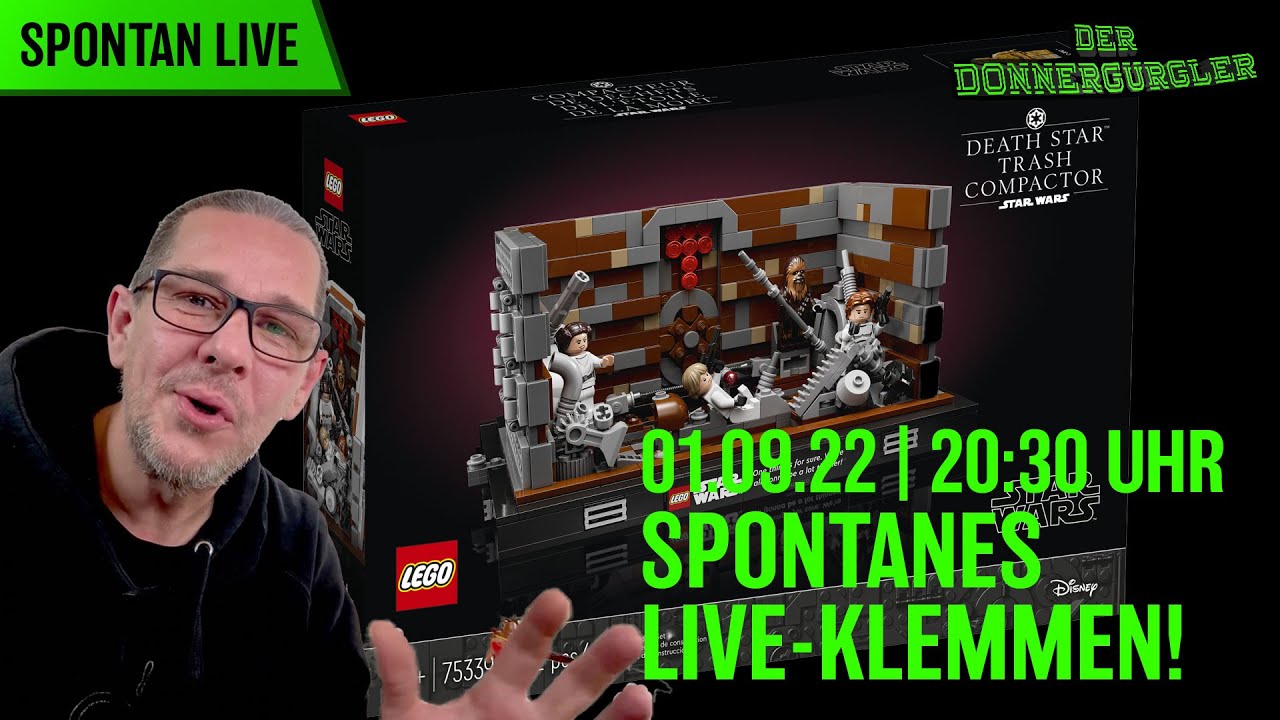 20 30 Uhr Spontanes Live klemmen: Lego Star Wars - Müllpresse im Todesstern™ (75339)