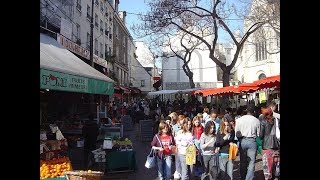 Places to see in ( Paris - France ) Rue Mouffetard Market