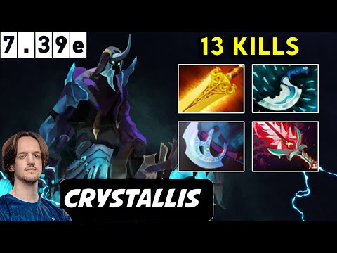 Crystallis Abaddon Safelane 13 Kills - Dota 2 Patch 7.39e Pro player Full Gameplay