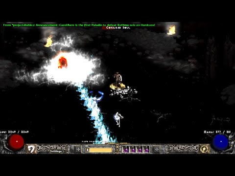 Project Diablo 2 - Season 4 - HC First Paladin Solo Rathma