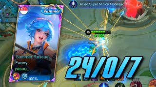 Download lagu THE MOST ICONIC FANNY SKIN OF ALL TIME! FULL GAMEPLAY SOLO RANK | MLBB mp3