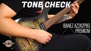 Video thumbnail for TONE CHECK: Ibanez AZ242PBG Premium Electric Guitar Demo | No Talking by Cream City Music