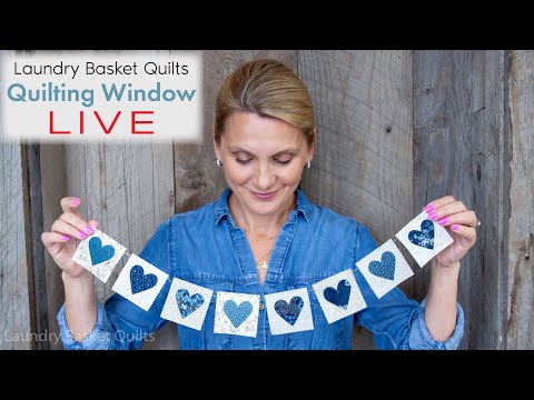 Quilting Window LIVE - Quiltessential Fabrics, Mystery Mini Block and Trunk Show!