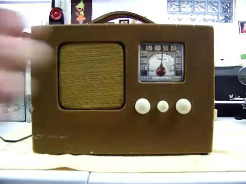 My restored vintage 1947 Trav-Ler Model 5020 Radio