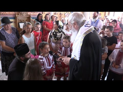 Vizita Înaltpreasfințitului Părinte Serafim la Biserica Sfântul Ierarh Nectarie din Draxeni.