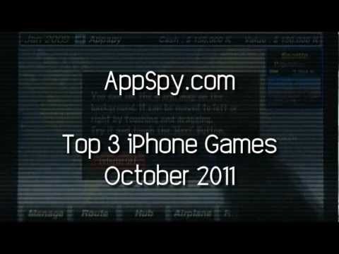 Top 3 iPhone Games for October 2011 - AppSpy.com