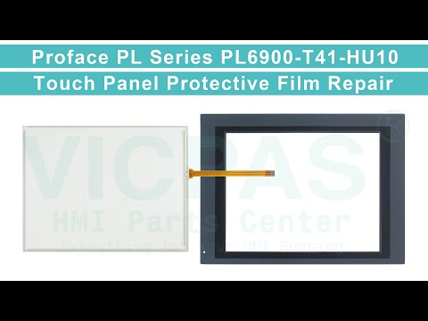 Proface HMI PL6900-T41-HU10 Front Overlay Touch Screen Panel Glass Replacement Repair