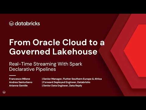 Watch: 200 Spark Jobs to 3: Migrating a Governed Lakehouse with Spark Declarative Pipelines