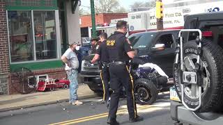 SERIOUS CAR VS  MOTORCYCLE CRASH IN  QUAKERTOWN