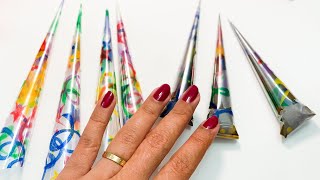 HOW TO MAKE MEHNDI CONE AT HOME | घर पर मेहँदी कोने बनाने का सबसे आसान तरीका