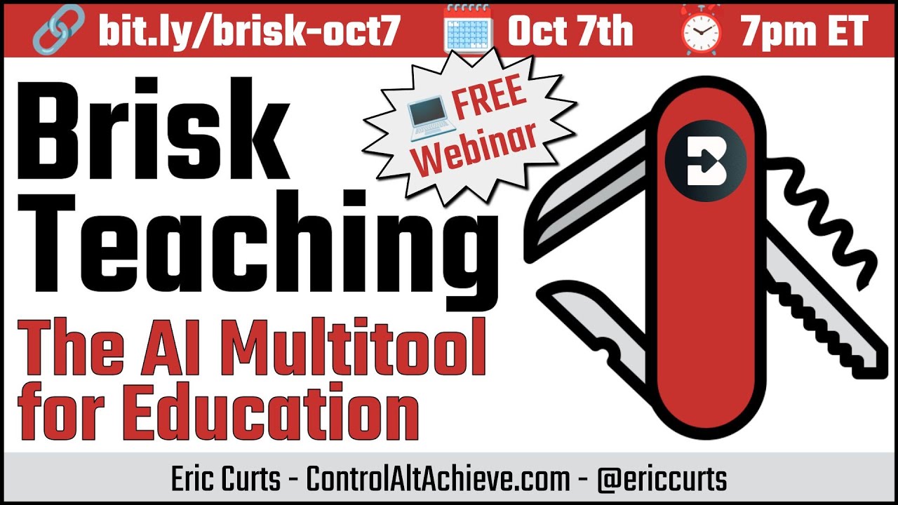 Brisk Teaching The AI Multitool for Education with Eric Curts video thumbnail