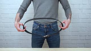 Ремінь чоловічий Grande Pelle 00872 чорний