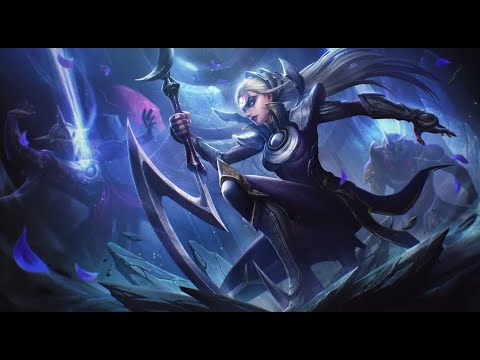 Winterblessed Diana Cleaning teamfight and outplaying League of legends patch 13.17 /