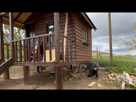 Wooden Houses I Made From Pine Trees - 2 Videos in One - Full Video