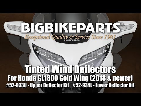 Tinted Wind Deflectors for Honda GL1800 Gold Wing