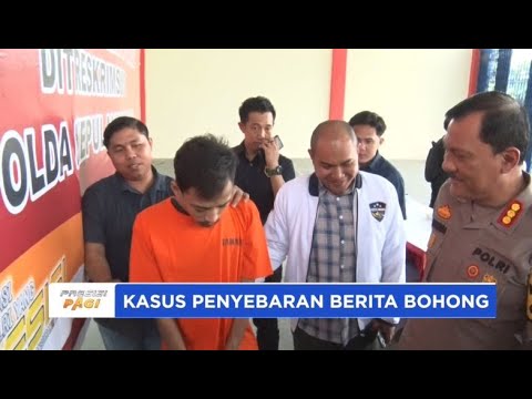 POLDA KEPRI BERHASIL AMANKAN PELAKU PENYEBAR BERITA BOHONG