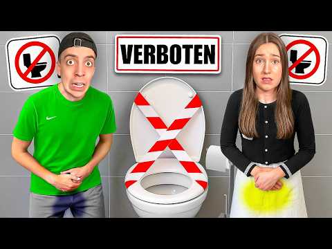 Wer als LETZTES auf TOILETTE geht gewinnt 10.000€ 😫 (geht schief)