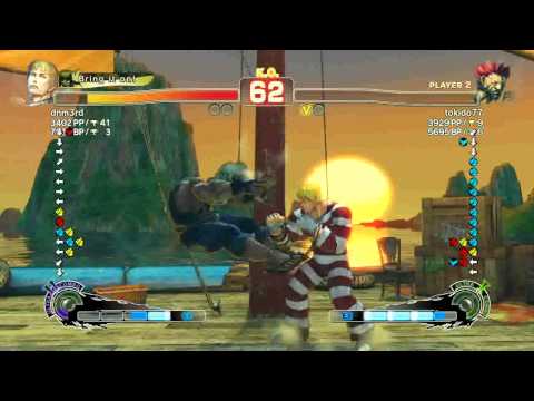 dnm3rd (Cody) Vs Tokido77 (Akuma) SSF4 AE Ranked Match Xbox Live