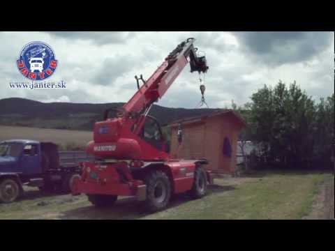 MANITOU MRT 2150 - práce na výstavbe diaľnice D1 Fričovce - Svinia