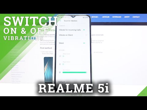 How to Find and Mange Vibrations Options in Realme 5i – Enable/Disable Incoming Calls Vibrations