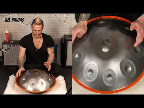 X8 Pro D Kurd Stainless Steel Handpan Demo by Siri Khalsa