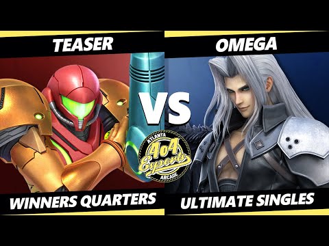 4o4 Smash Night 33 Winners Quarters - Teaser (Samus) Vs. omega (Sephiroth, Wolf) SSBU Ultimate