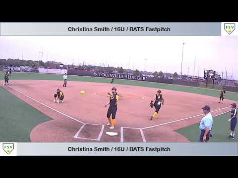 Christina Smith Switch Hitting At Bat