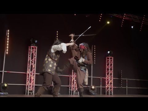 CAPTAIN Jack Sparrow swordfight VS Angelica