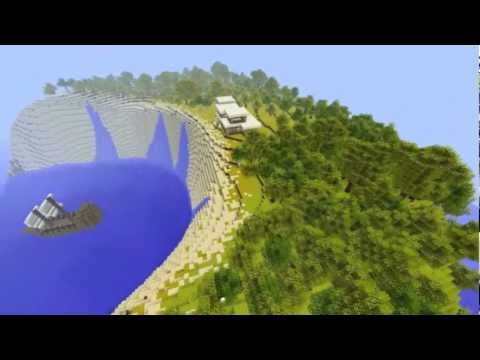 Crescent Island (Adventure/Island Survival Map) Minecraft 