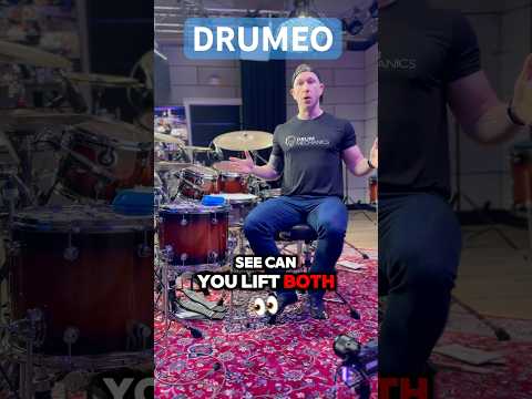 Drum Throne Balance Test #drumthrone #balance #test #drumlesson #drumeo
